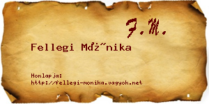 Fellegi Mónika névjegykártya
